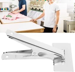 Naaiclip Stofhouder - Stoffen Klem - Precisie Naaien - Beweegbare Klem - 20 cm Lengte - Grijs — thumbnail 3