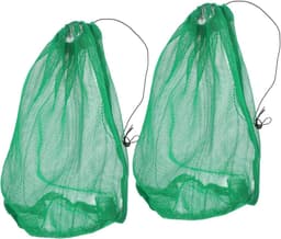 Visnetzakken Set - Draagbare Netten - Outdoor Vissen - Snel Drogen Materiaal - 60x40cm - Groen — thumbnail 1