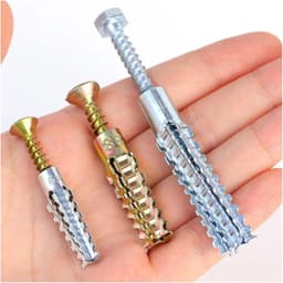 Wandanker met Schroef - Gipsplaatplug Hollewandanker - Zware Voorwerpen Bevestigen - Zelftappende Expansie - M8 x 60 mm - Metaal — thumbnail 2