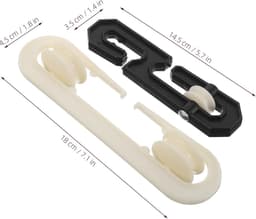 Waslijnscheiders - Kledingverdelers Waslijnaccessoires - Efficiënt Wassen - Wrijvingsvrij Nylon Wiel - 18 cm - Diverse kleuren — thumbnail 3
