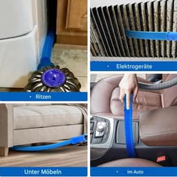 Droger Ontluchtingsreiniger - Pluisreiniger Set - Ventilatie Onderhoud - Flexibele Slang - 80 cm - Zwart — thumbnail 2