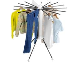 Droogmolen met Voet voor Camping & Thuis - Wasrek Staand - Droogrek Inklapbaar - duurzaam — afbeelding 1