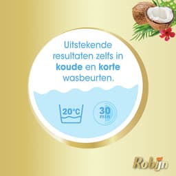 Robijn Klein & Krachtig Collections Color Kokos Vloeibaar Wasmiddel - 6 x 22 wasbeurten - Voordeelverpakking — thumbnail 4