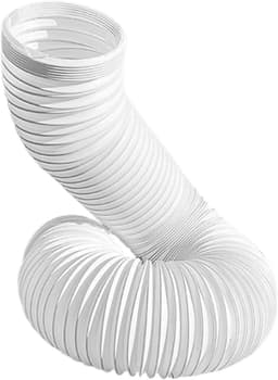 Afvoer Ventilatieslang - Mobiele Airco Slang - Airco Koeling - Flexibele Versterkte Constructie - 150 cm Lengte - Wit — thumbnail 1