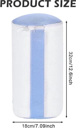 Cosensi - Dailygoods - Schoenwaszak voor Sneakers met Duurzame Rits, Set van 2 — thumbnail 5