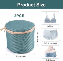 Fillet Linge Wasmachine Sous Vetement, 15 x 15 cm Lingezak Soutien-Gorge, Fillet de Soutien-Gorge, Herbruikbaar, voor Delicate artikelen, Onderkleding, Kousen, Delicate producten — thumbnail 3