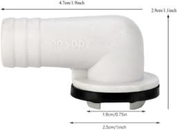 NTHProducts - Airconditioning afvoerslang koppeling - Flexibele buis - Lekvrij en betrouwbaar - 4.7 cm - Mini split en raamunit - Afvoeren van condensw... — thumbnail 2
