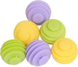 Seb3 - Wasballen - Herbruikbare rubberen wasballen - 6 stuks - Voor wasmachine en droger - Duurzaam en sterk - Geschikt voor alle soorten was — thumbnail 1