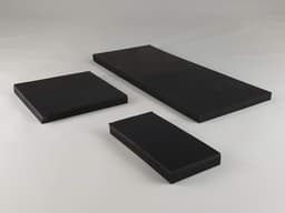 Rubberen Mat - Anti-vibratie Mat - Trillingen Dempen - Hoge Dichtheid Rubber - 100x150mm - Zwart — thumbnail 3