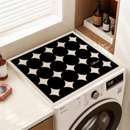 Wasmachine Topmat - Drogerhoes Beschermer - Apparaten Beschermen - Snel Absorberend - 50 x 60 cm - Gevlekt — thumbnail 4