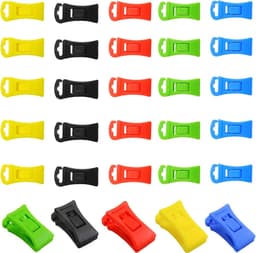 Set van 30 Plastic Sock Clips met Haakjes voor Wasmachine en Droger - Mini Kledingknijpers voor Organiseren, Opslaan en Drogen van Sokken — thumbnail 1