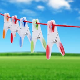 Dailygoody - Kleding Drogen Clips - Sterke Grip - Extra Groot - Non-slip - Kleurvol - Geschikt voor Binnen en Buiten - 72 Stuks — thumbnail 3