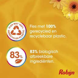 Robijn Klein & Krachtig Classics Vloeibaar Wasmiddel - Color - met Care Serum - 2 x 34 wasbeurten - Voordeelverpakking — thumbnail 5