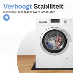 Anti Trillingsmat - Voor Wasmachine - Geluidsdemping - Verhoogde Stabiliteit Antislip - 45 x60cm — thumbnail 3