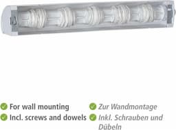Wanddroogrek - 3.75m drooglengte - wit - plastic - met vijf touwen - ophangbaar - voor binnen en buiten — thumbnail 3