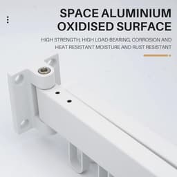 Inklapbaar droogrek toren - 2-voudig kledingrek voor kleine ruimtes en balkons — thumbnail 4