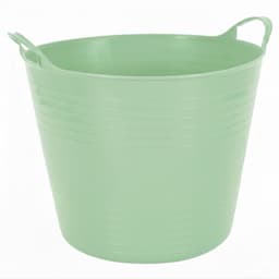 Excellent houseware Flexibele kuip / emmer - mint groen - 27 liter - kunststof - 42 x 35 cm — thumbnail 1
