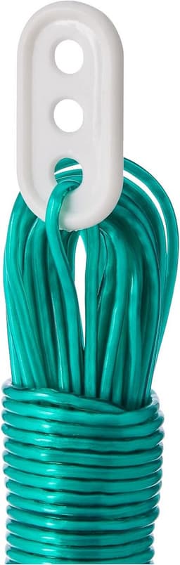 Waslijn Polypropyleen - Kloosterlijn Drooglijn - Kleding Drogen - Met Spanner - 20 meter - Groen — thumbnail 4