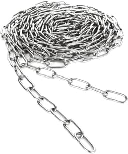 Roestvrij stalen ketting 6 meter - 304 legering - multifunctioneel voor hekken, honden, zwaaien, drogen wasgoed — thumbnail 2