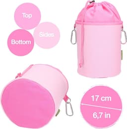 Extra Grote Waslijn Pincet Tas van Canvas met 2 Karabijnhaken — thumbnail 2