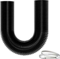 Flexibele Afzuigslang 100mm PVC, 3 Meter, Hittebestendige Ventilatiebuis voor Mobiele Airco en Droger — thumbnail 1