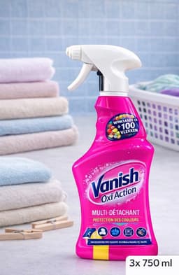 Vanish Oxi Action Spray Vlekverwijderaar – Voordeelset 3 Stuks – Voorbehandeling Tegen Hardnekkige Vlekken – Gekleurde Was — thumbnail 5