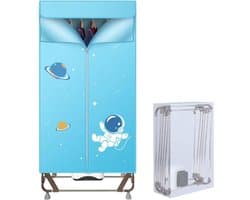 Nexvo® Elektrisch Droogrek - Droogrek - Droogrek Elektrisch - 150cm Hoog - 1500W - Lichtblauw - ‎80cm x 47cm x 170cm