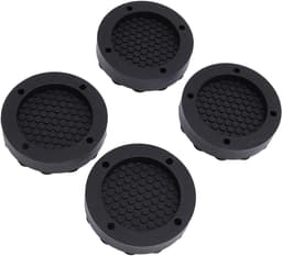 Wasmachine Trillingsdempers - Antislip Absorptiepads - Geluidsreductie - Krachtige Zuignap - 16x12x4cm - Zwart — thumbnail 2