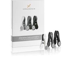 60 Premium Wasknijpers in 3 Kleuren - Zacht Grip Kledingclips voor Het Wasgoed