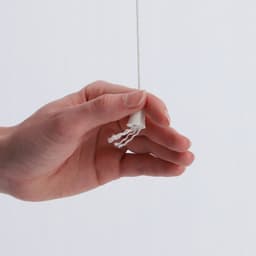 KADAX Plafondwasdroger, wasdroger voor het plafond 6, wanddroger met polyethyleen beklede stalen spijlen, plafonddroger, draagvermogen 12 kg (6 x 150 / wit) — thumbnail 4