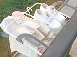 Wasrek Hangend - Deur/Trapgat/Balkon - Droogrek inklapbaar - 3m Drooglengte — thumbnail 2