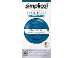 Simplicol Textielverf Intens - Wasmachine Textielverf - Opaal Turqouise - 1 stuk
