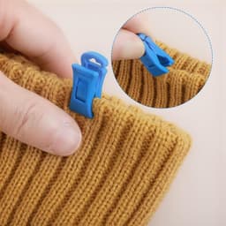 50 stuks - Sokkenklemmen voor wasgoed - Antislip wasknijpers - Waslijnknijpers, 5 kleuren - zwart, rood, geel, blauw, groen 2,8 cm — thumbnail 4