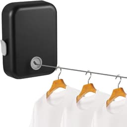 Retractable Clothesline Indoor Heavy Duty Telescopic Invisible Drying String Clothes Hanging Rack — thumbnail 1