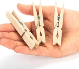 Houten Wasknijpers van Berkenhout - Duurzame en Natuurlijke Wasknijpers (300 stuks) — thumbnail 5