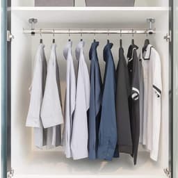 Allecto Premium - 4 stuks Roestvrijstalen Garderobe Buisflens Stanghouder Steun met Schroef en Uitbreidingstube voor Droogrek Garderobe Keukenkast (22mm Zilver) — thumbnail 3