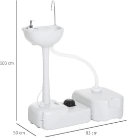 Camping Wastafel 83L 50B x 103H cm — thumbnail 5