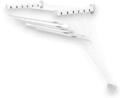 Lift wasdroger voor muur en plafond - 6 m drooglengte - Stalen frame