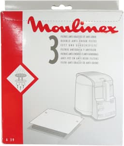 3 stuks Moulinex anti-vet en anti-reukfilters voor friteuses type A39 — thumbnail 4