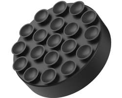 Daity 4-pack anti-vibratie pads voor wasmachines - Universele antislip stabilisatoren - geluidsreductie en trillingsdemping - vloerbescherming - anti-vibratie voetpads voor wasmachines en drogers (zwart)
