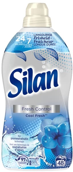 3 x Silan – Wasverzachter – Fresh Control Cool Fresh – 1056 ml - Wasverzachter - Frisheid - Kleding Verzorgen - Wasgoed Verzorgen - Koele Geur — thumbnail 2