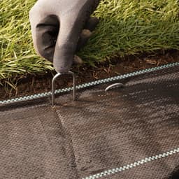 GardenMate 200 Grondanker GEGALVANISEERD staaldraad 200mm lang 25mm breed Ø3,8mm - Ronde kop - Voor extreem harde grond — thumbnail 2