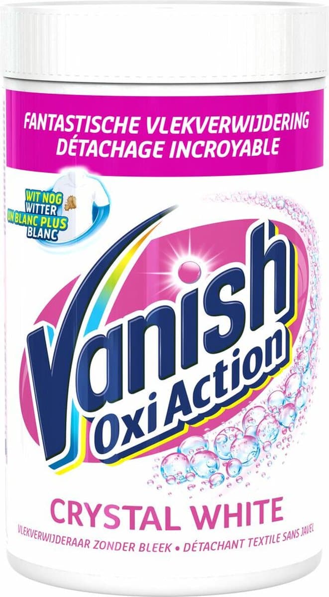 2x Vanish Oxi Action Base Poeder Crystal White 1,5 kg — afbeelding 1