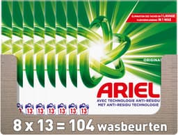 Ariel Snel Oplosbaar Waspoeder Original - 8 x 13 Wasbeurten - 8 x 715 gram — thumbnail 1