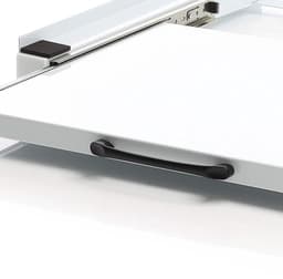 IVOL Stapelkit Wasmachine en Droger met uitschuifbaar blad - Tussenstuk - Wit - 60x55x7.5 cm - Draaggewicht 100 kg — thumbnail 4