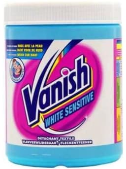 Vanish White Sensitive - Vlekkenverwijderaar Poeder - Witte Was - 1125 Gram - 1 stuk — thumbnail 2