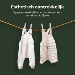 Gandria Wasknijpers 48 Stuks - Kunststof Wasknijpers - Set van 48 Plastic Knijpers - Wasrek Knijpers 10 Kg - Grijs/Wit en Wit/Grijs — thumbnail 5