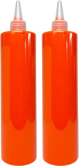 Südor Textielverf 1000 ml, neon oranje.Wasbestendige textielverf voor lichte stoffen. Wasmachinebestendig, wasbestendig. Fixatie door strijken (2 x 500 ml) — thumbnail 2