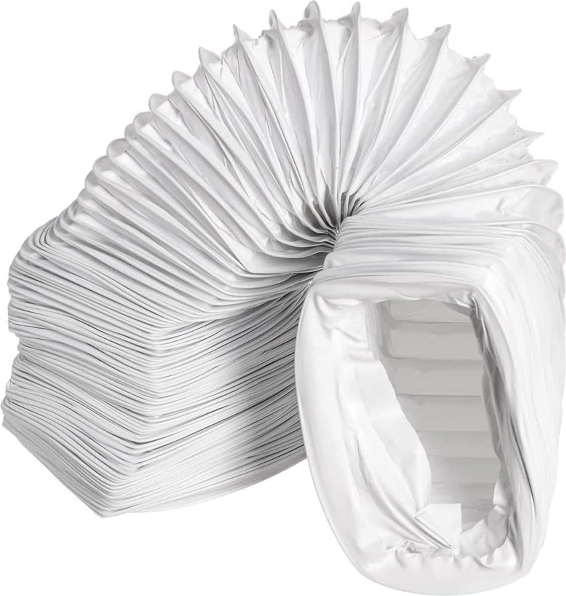 Afvoerslang Airco 110 x 55 mm - Flexibele PVC slang 3 meter - Airco afzuigkap droger — afbeelding 1
