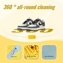 Waszakken, schoenentas voor wasmachine, schoenenzak, wasmachine schoentassen, herbruikbare schoenentas voor wasmachine, geschikt voor alle schoenen — thumbnail 4